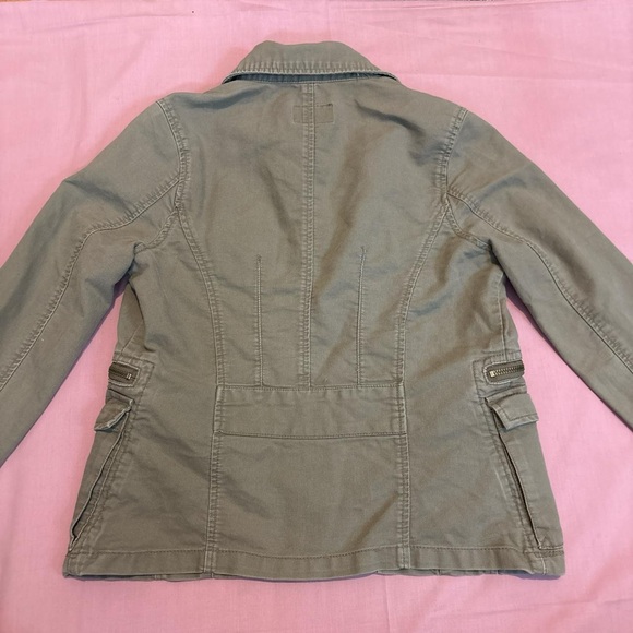 Jacob Olive Green utility Jacket - Picture 5 of 5